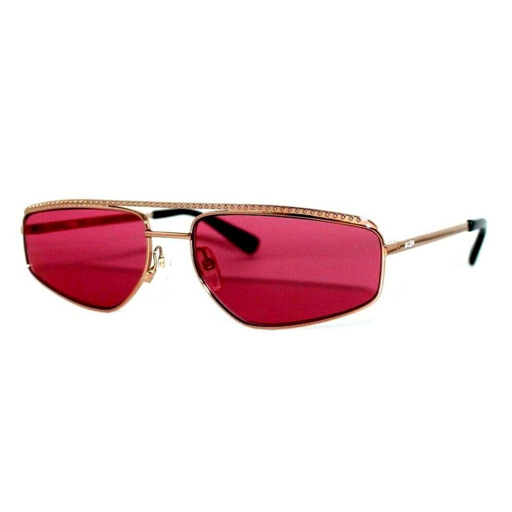 NEW MOSCHINO MOS053/S DDBZK GOLD COPPER SUNGLASSES
